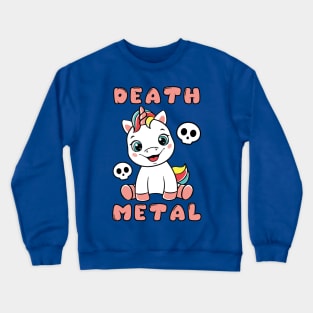 Death Metal Unicorn Crewneck Sweatshirt